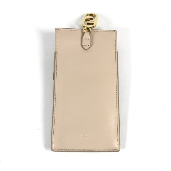 FENDI Smartphone case phone pouch FF logo fur charm boa bag Pouch - Picture 2 of 14